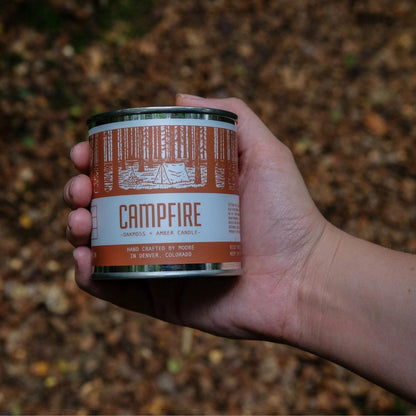 Campfire Candle 1/2 Pint - Henry + Olives