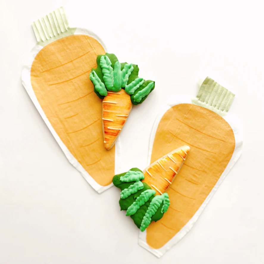 Carrot Shaped Napkins - Henry + Olives