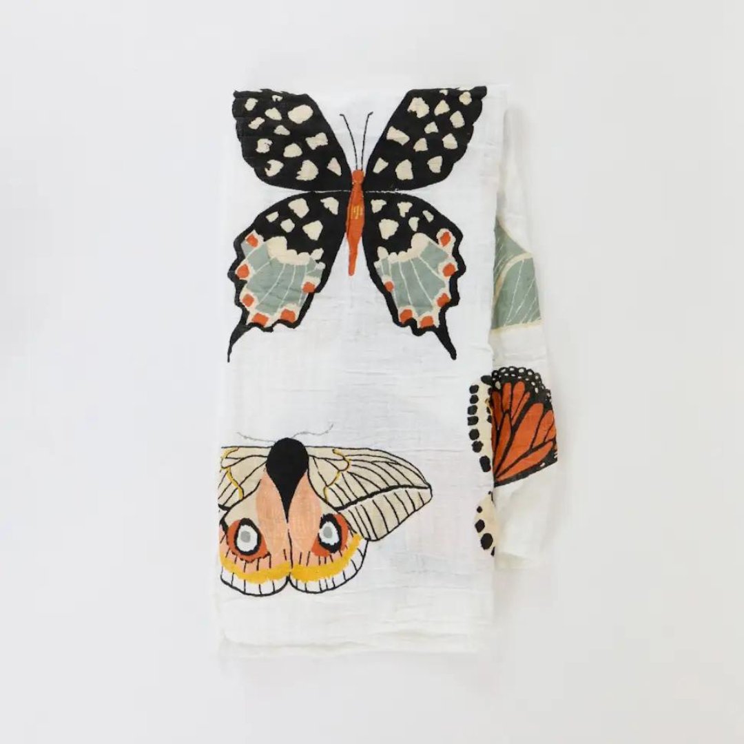 Clementine Kids Butterfly Collector Swaddle - Henry + Olives
