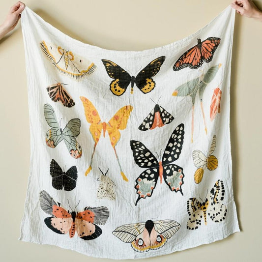 Clementine Kids Butterfly Collector Swaddle - Henry + Olives