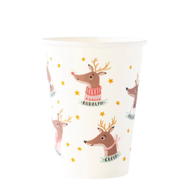 Dear Rudolph Paper Party Cups - Henry + Olives