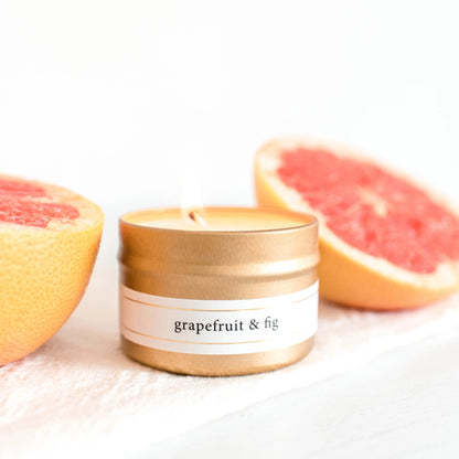 Grapefruit + Fig Candle 4oz - Henry + Olives