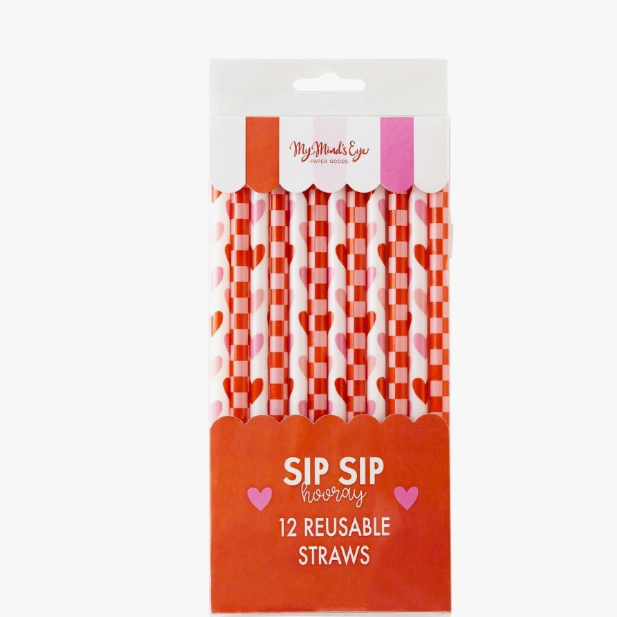 Heart You Reusable Straws - Henry + Olives