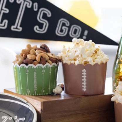 Jumbo Football Baking Cups - Henry + Olives