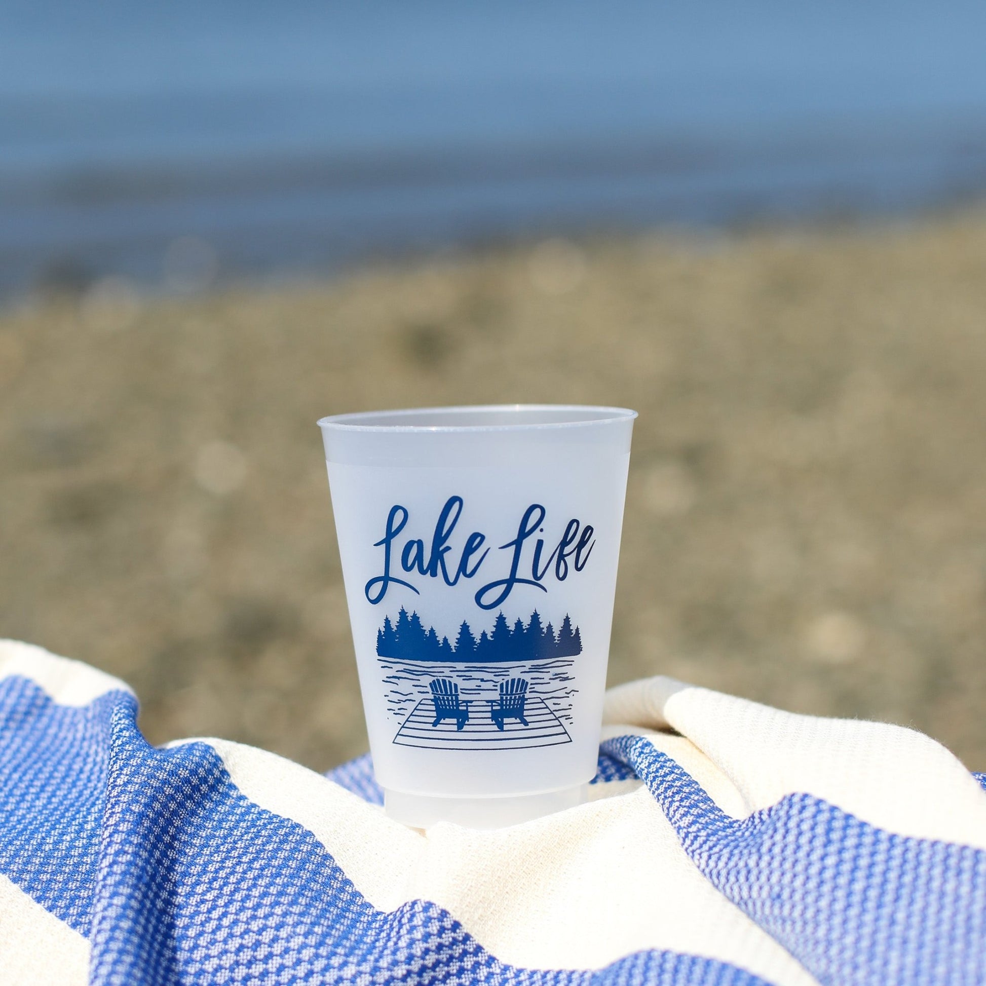 Lake Life Frosted Cups (Set of 10) - Henry + Olives