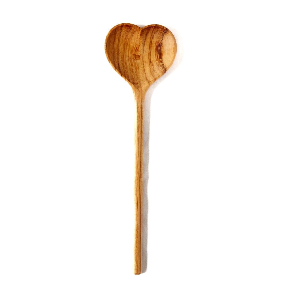 Large Wooden Heart Shaped Cooking Spoon - Henry + Olives