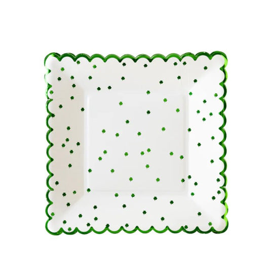 Little Shamrock Paper Plates - Henry + Olives