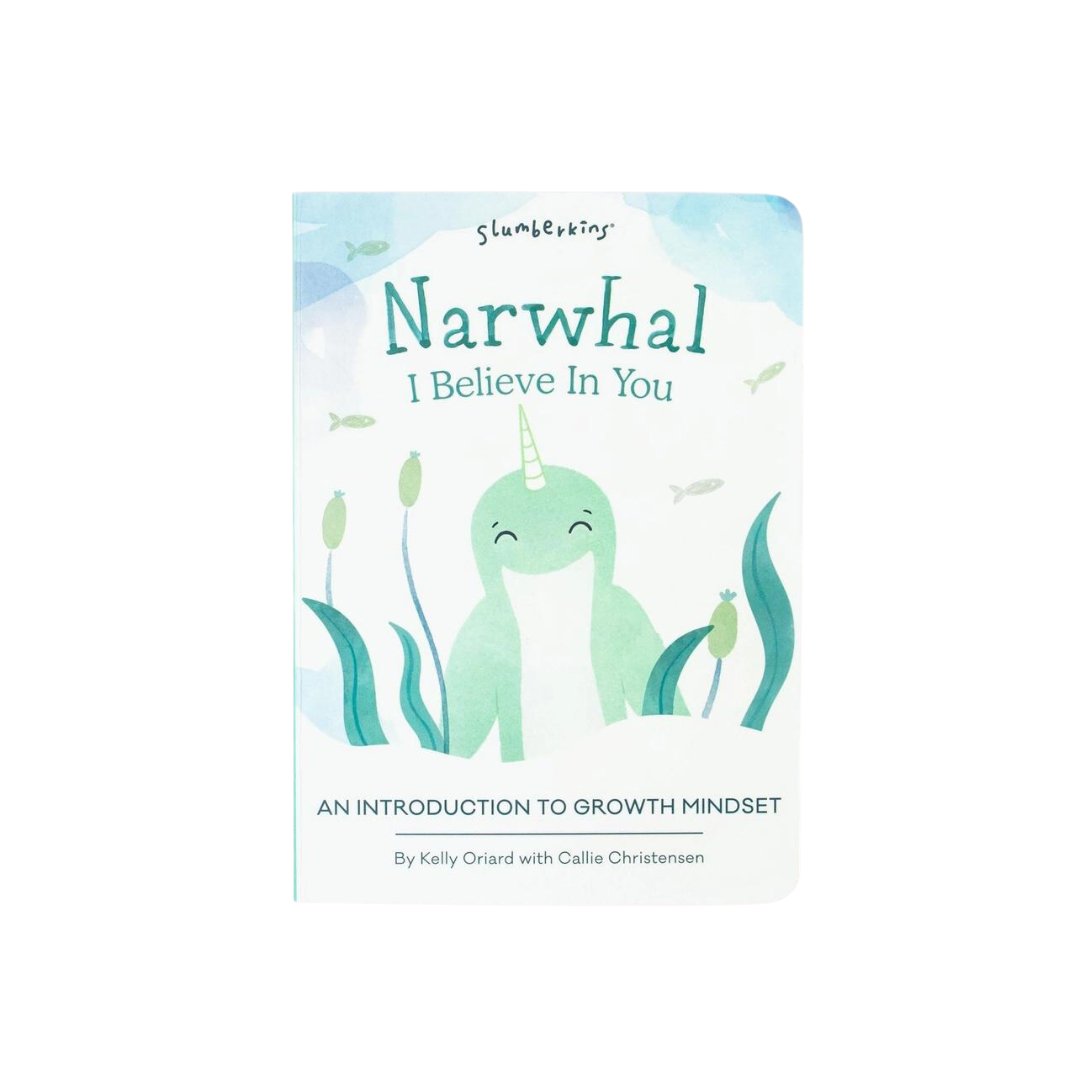 Narwhal Snuggler + Growth Mindset Intro Book - Henry + Olives