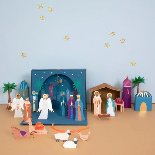 Nativity Paper Craft Advent Calendar - Henry + Olives