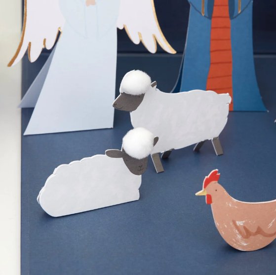 Nativity Paper Craft Advent Calendar - Henry + Olives