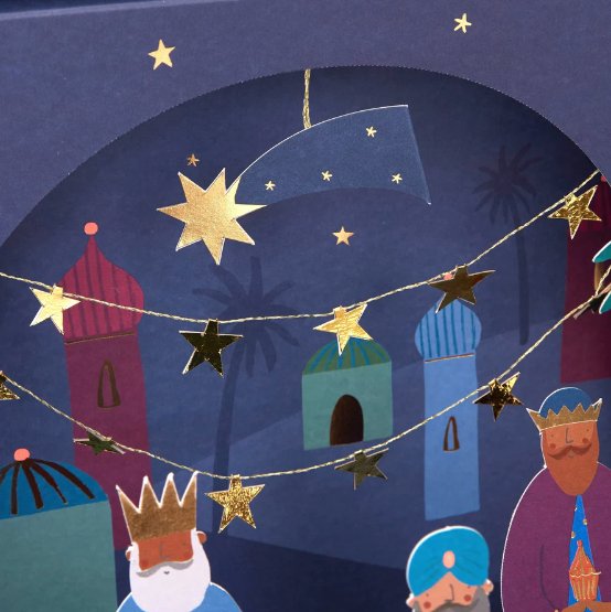 Nativity Paper Craft Advent Calendar - Henry + Olives