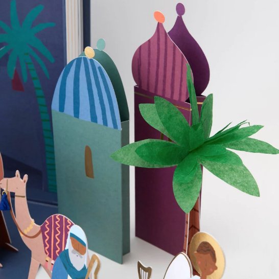 Nativity Paper Craft Advent Calendar - Henry + Olives