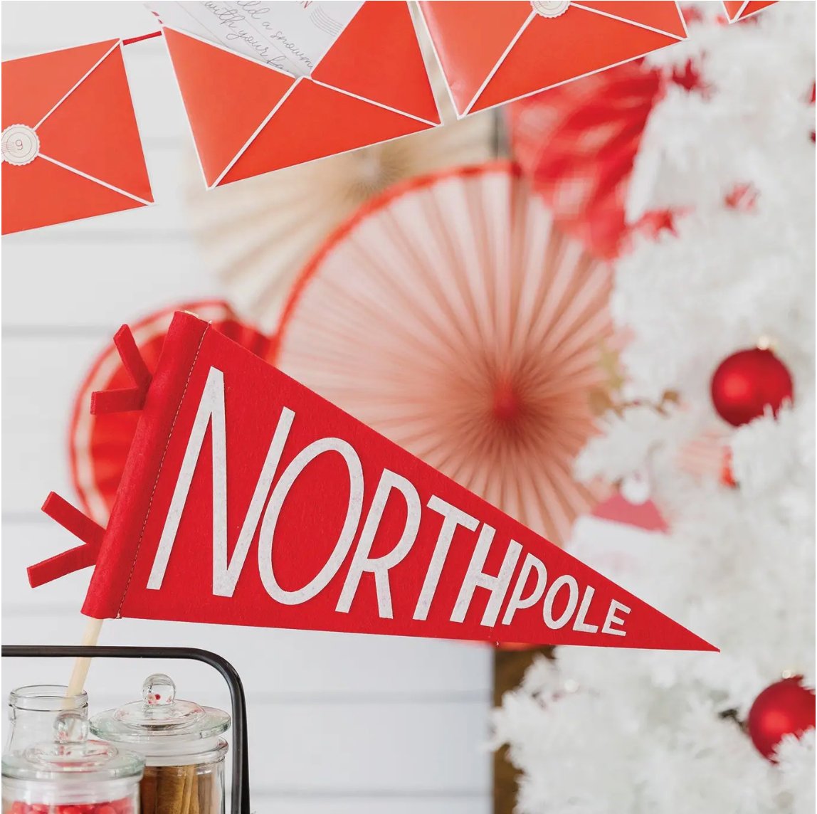 North Pole Felt Banner - Henry + Olives