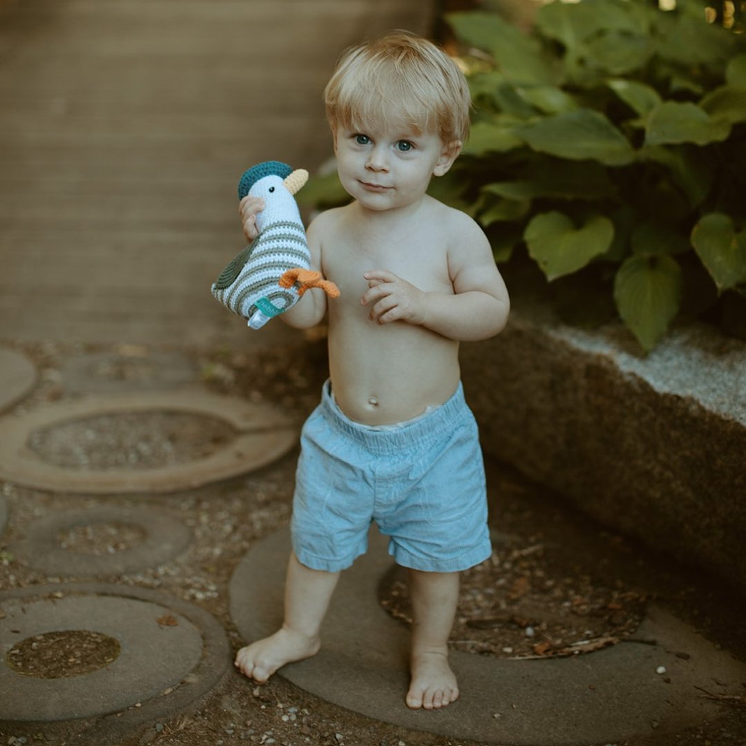 Organic Plush Seagull Toy - Henry + Olives