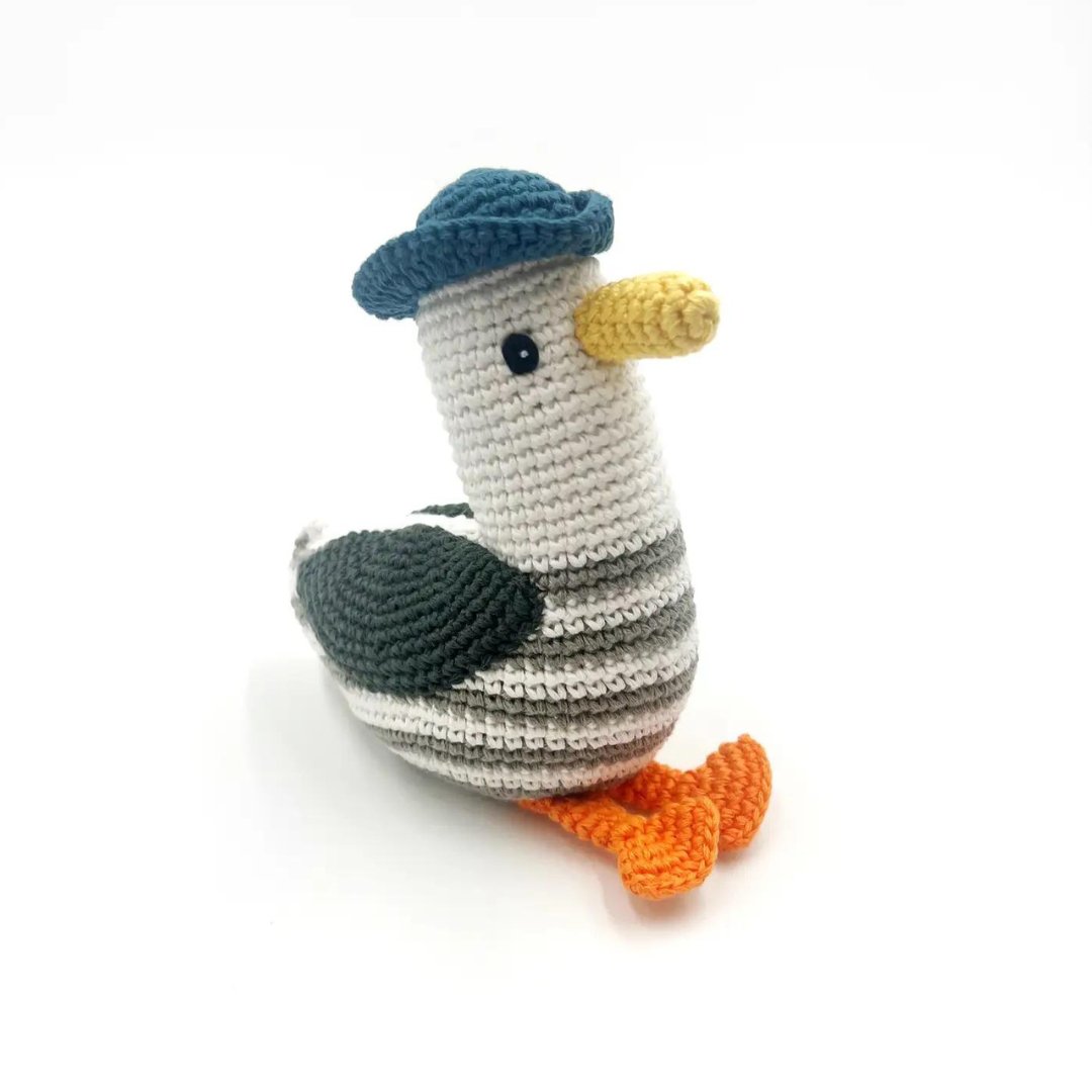 Organic Plush Seagull Toy - Henry + Olives