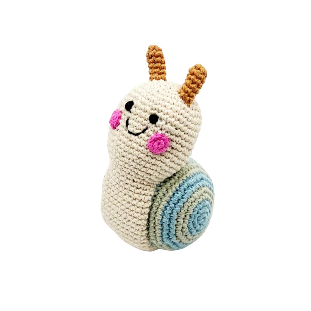 Organic Snail Rattle - Henry + Olives