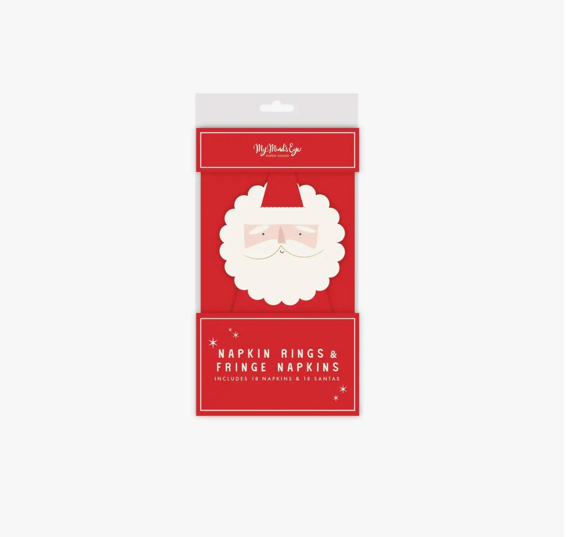 Santa Napkin Ring + Napkin Set - Henry + Olives