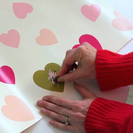 Secret Heart Scratch Off Paper Runner - Henry + Olives