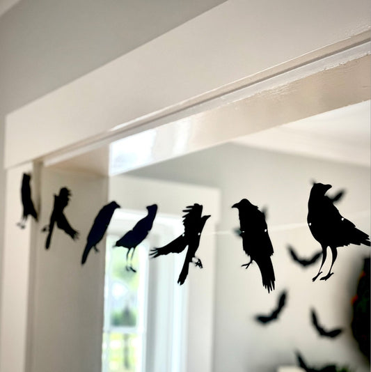 Spooky Raven Halloween Banner - Henry + Olives