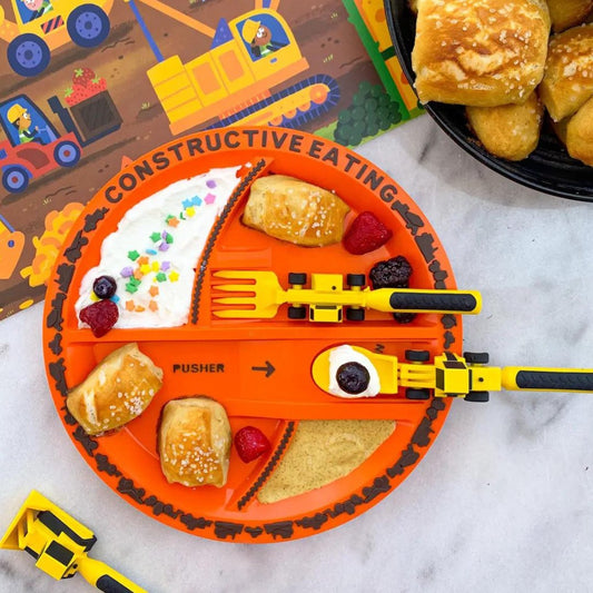 Toddler Construction Plate - Henry + Olives