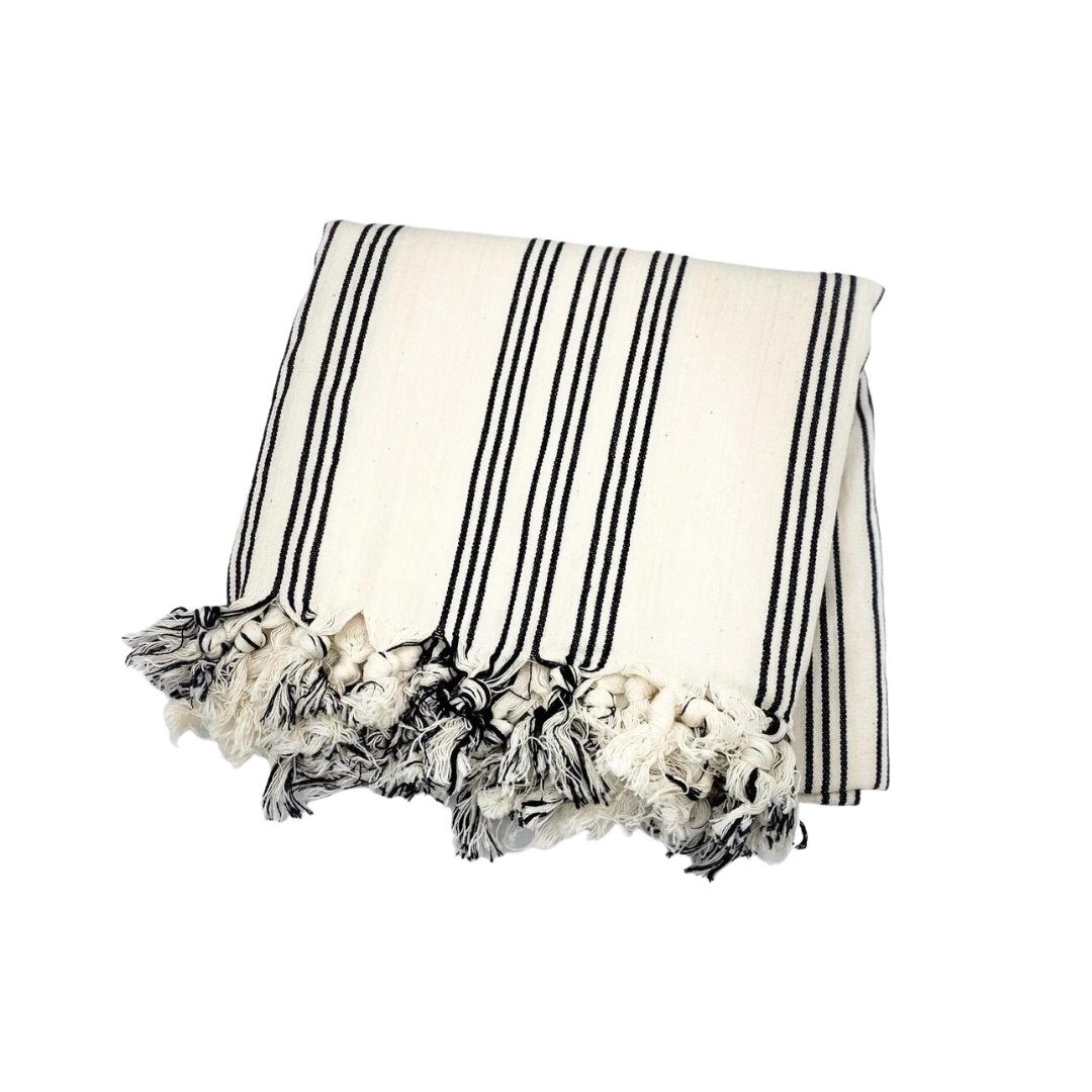 Turkish Cotton Throw | Picnic Blanket - Henry + Olives
