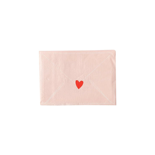 Valentine Love Note Shaped Napkin - Henry + Olives