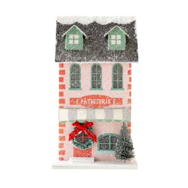 Village Christmas Paper Bakery Decoration - Henry + Olives