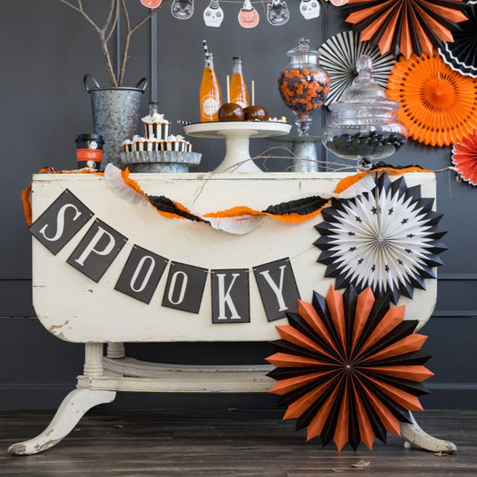 Vintage Halloween Spooky Banner - Henry + Olives